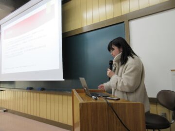 卒業研究発表会の様子