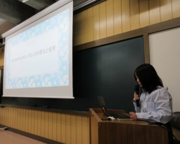 卒業研究発表の様子