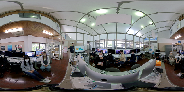 360度カメラで撮影した写真